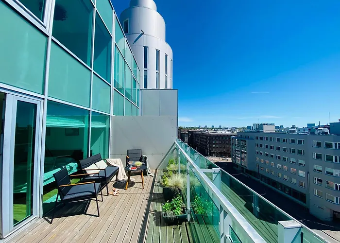 Heart With A Sunny Rooftop Terrace 아파트 *